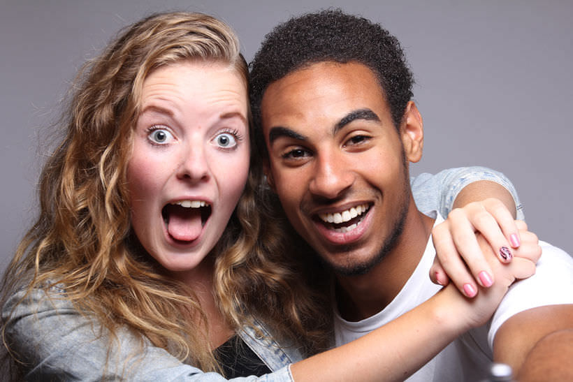 Your: Interracial dating is most common among 